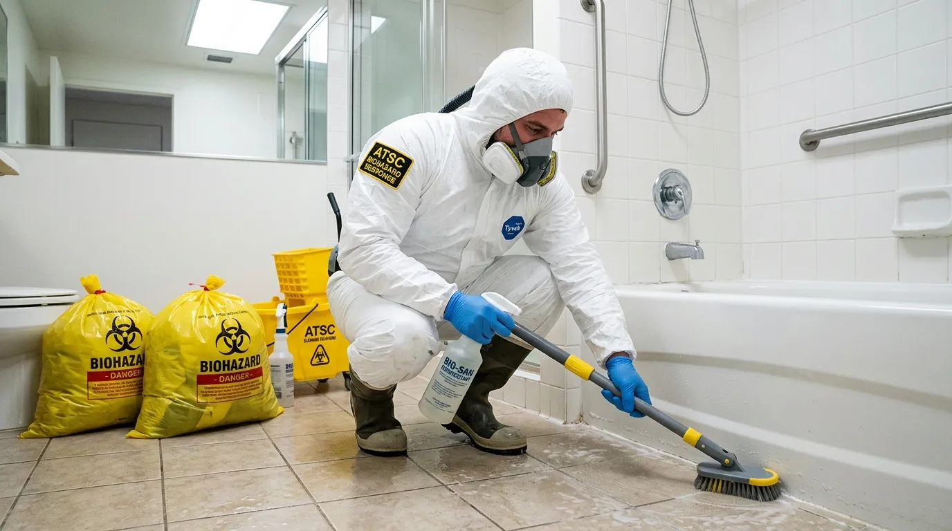 Decontamination equipment deployed for Blood Cleanup in Pumphrey